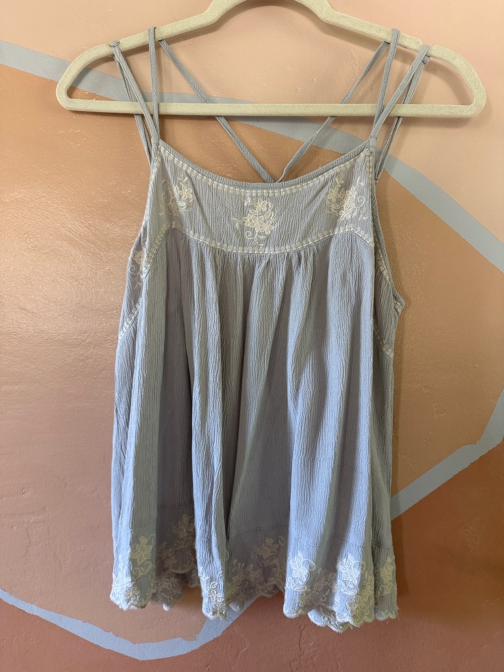 In Loom strappy flowy tank